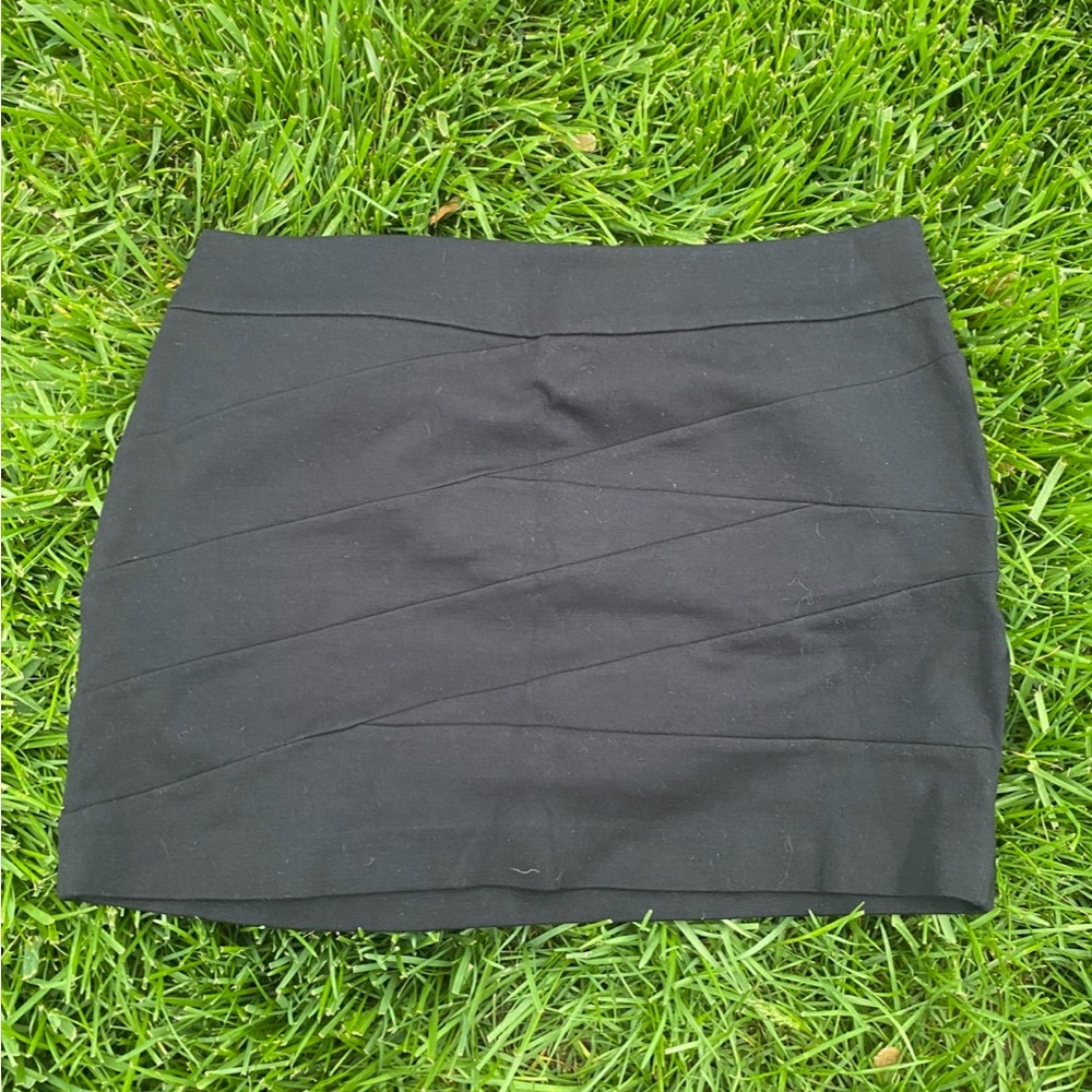 Express Black Mini Skirt